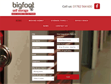 Tablet Screenshot of bigfootstorage.com